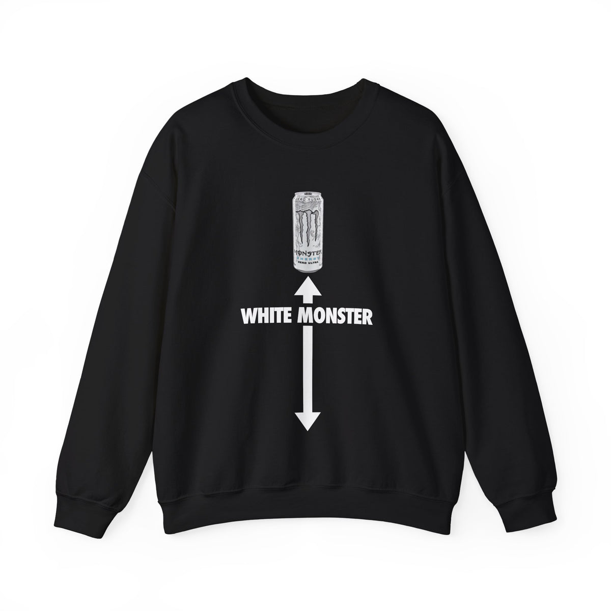 White Monster Crewneck