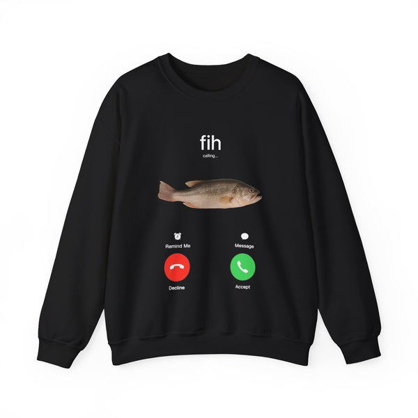 Fih Phone Call Crewneck
