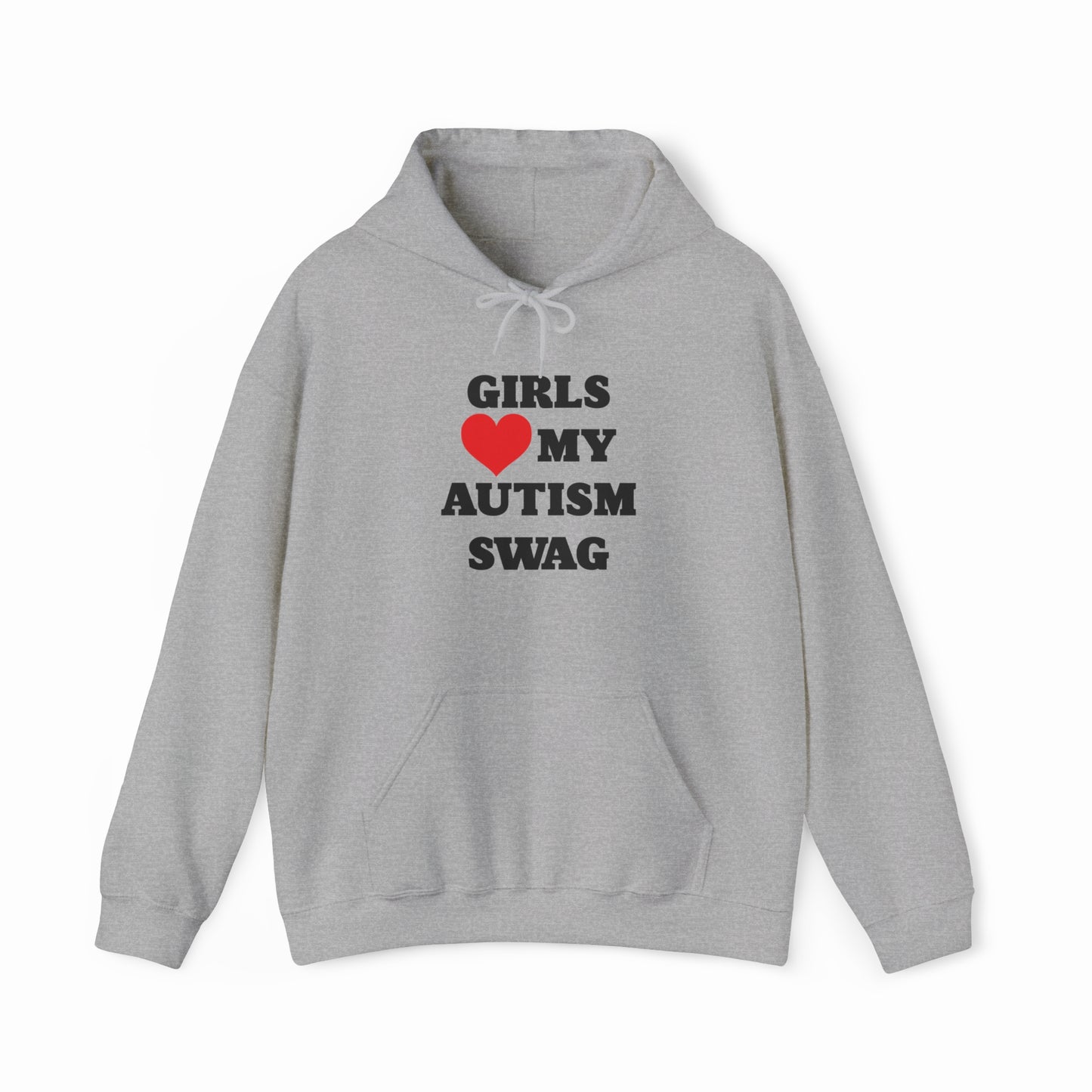 Girls Heart My Autism Swag Hoodie