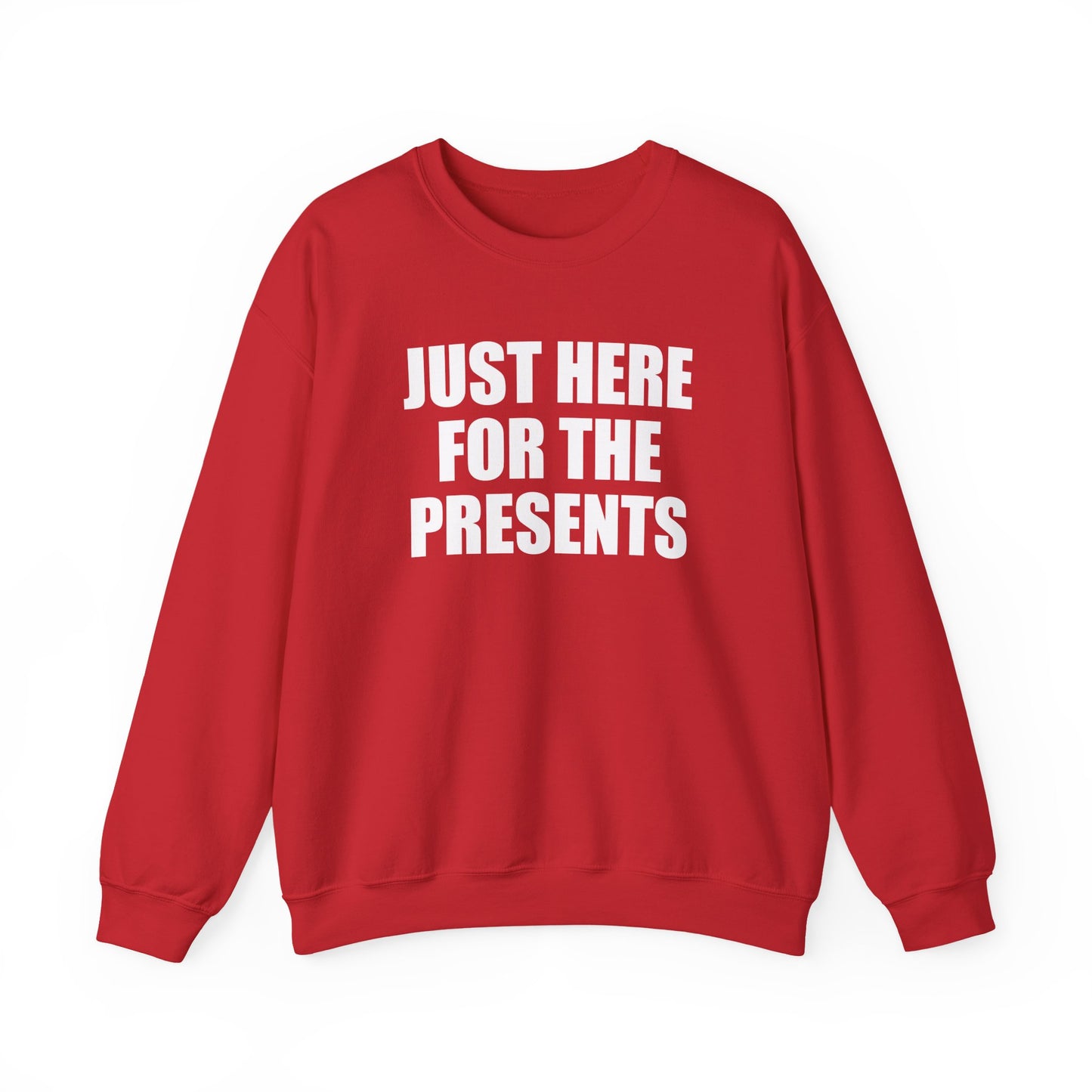 Just Here For The Presents Crewneck