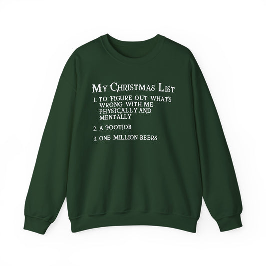 My Christmas List Crewneck