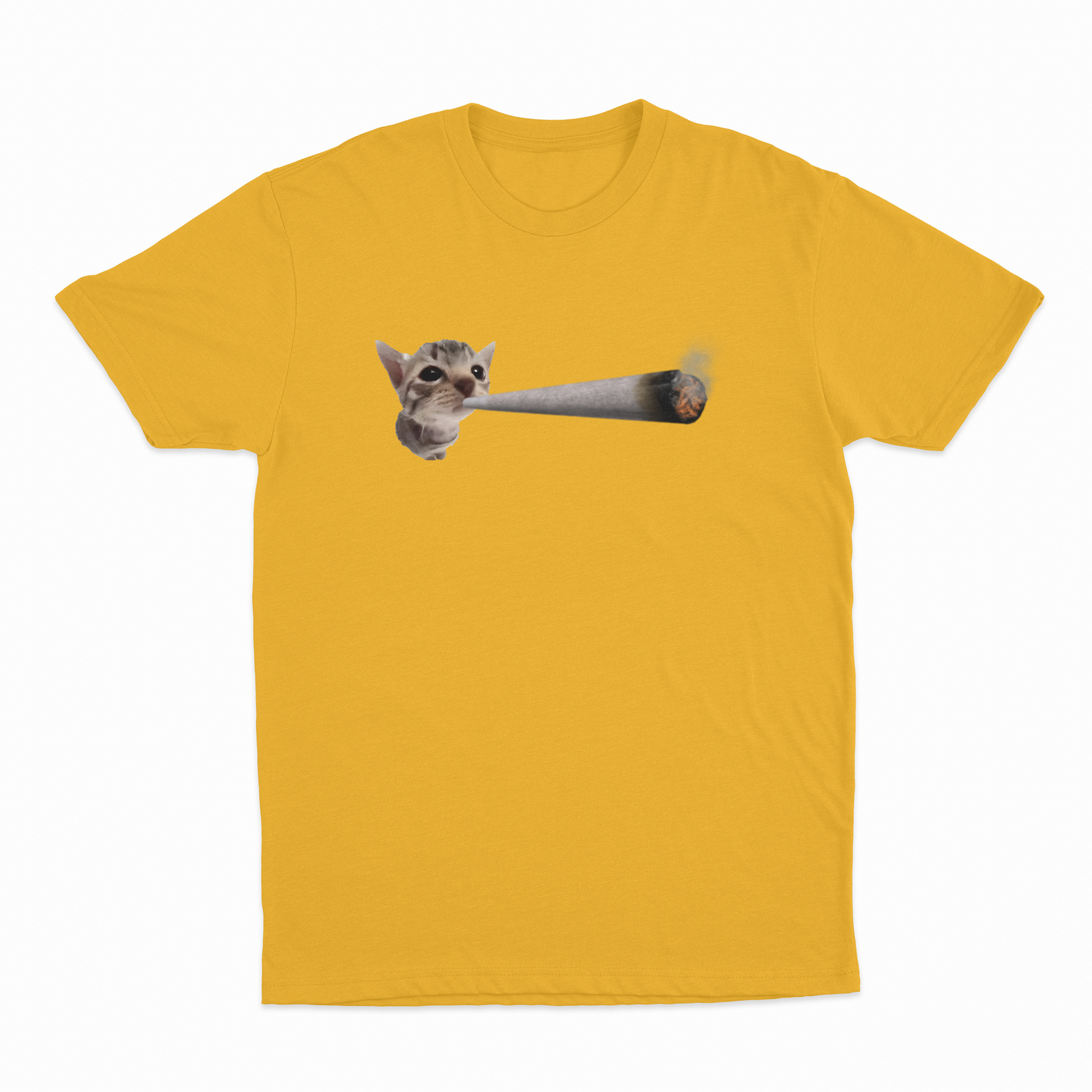 Cat Smoking Joint T-Shirt
