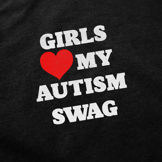 Girls Heart My Autism Swag T-Shirt