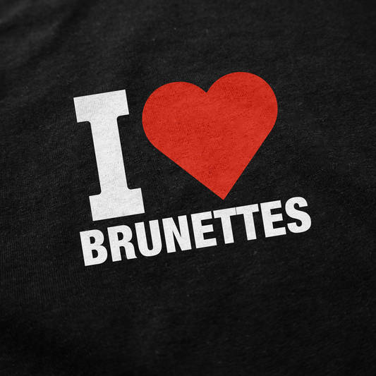 I Heart Brunettes T-Shirt