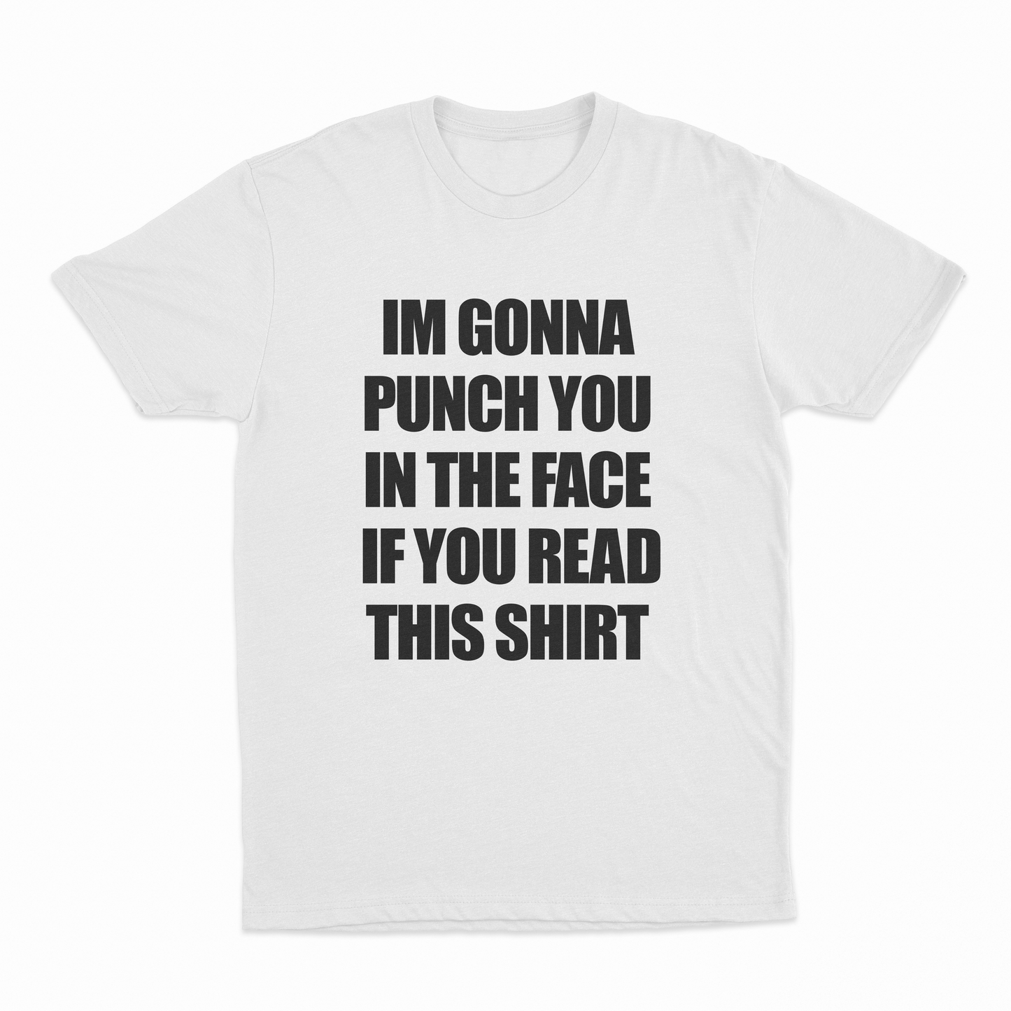 I'm Gonna Punch You In The Face If You Read This Shirt T-Shirt