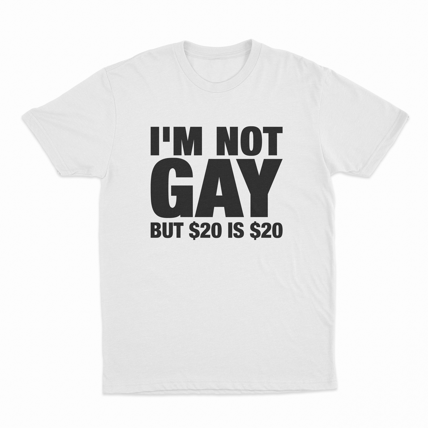 I'm Not Gay But $20 Is $20 T-Shirt