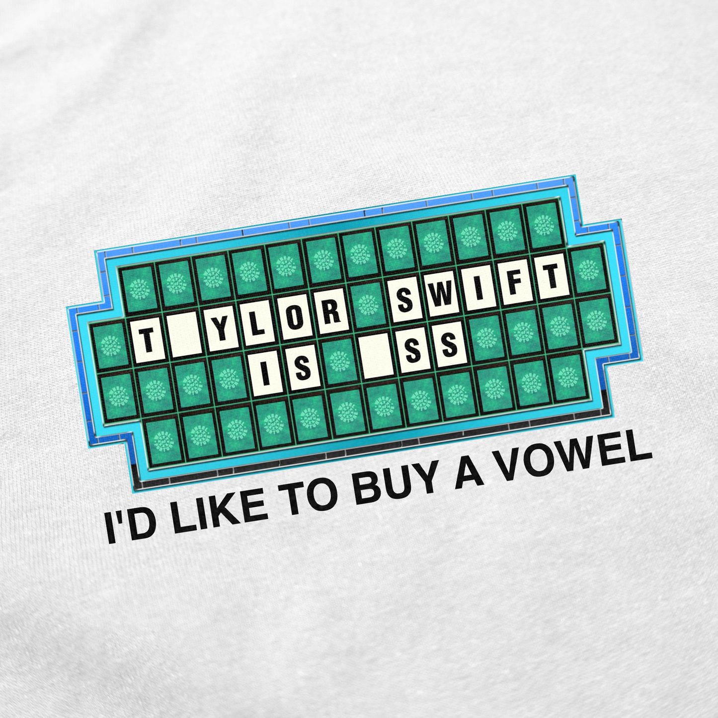 I'd Like To Buy A Vowel T-Shirt