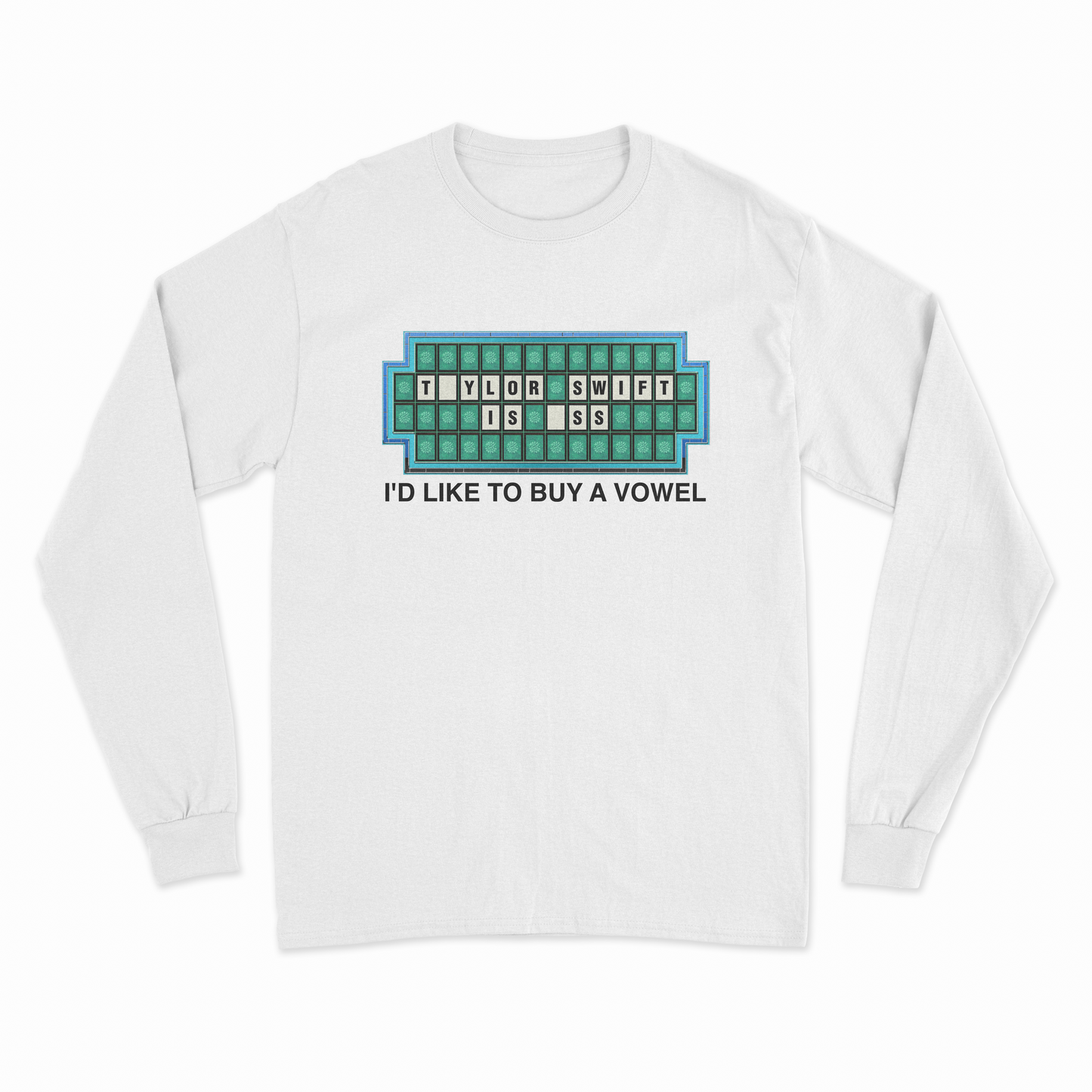 I'd Like To Buy A Vowel Long Sleeve T-Shirt