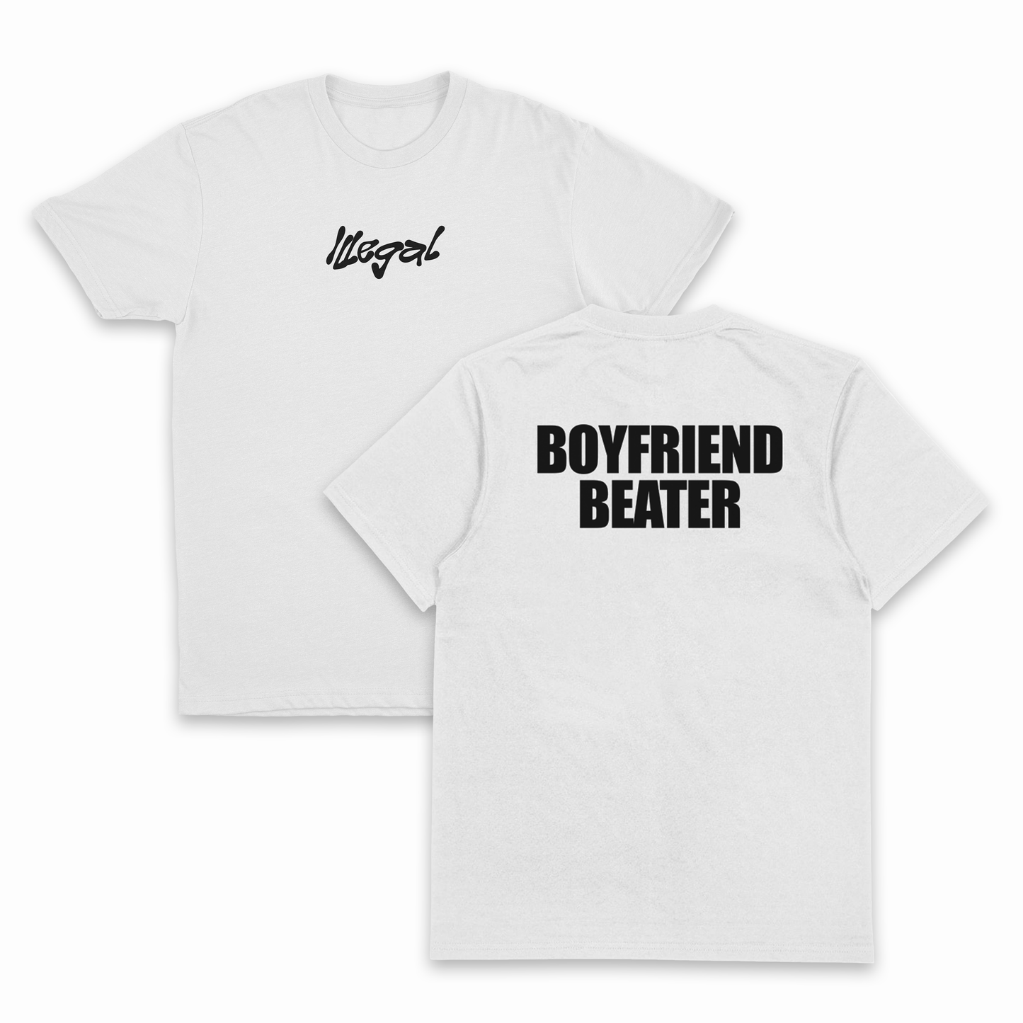 Boyfriend Beater T-Shirt (Backprint)