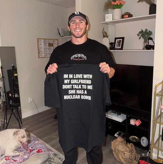 Customer in Mi Bomboclat tee