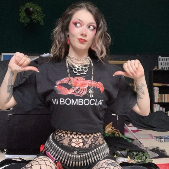 Customers in Fentanyl graphic tees
