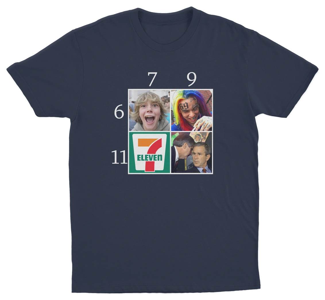 67 69 711 911 T-Shirt
