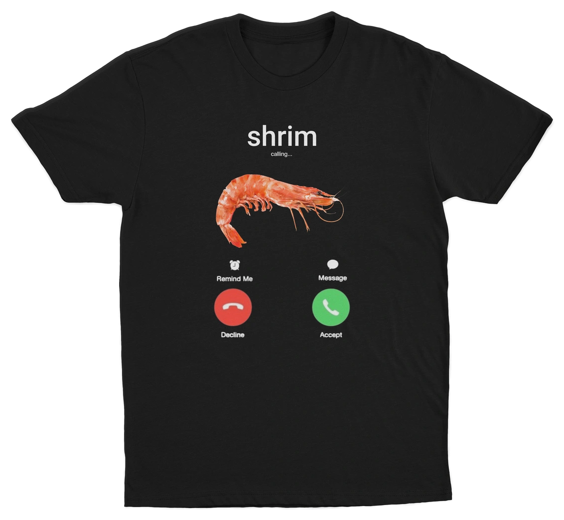 Shrim Phone Call T-Shirt