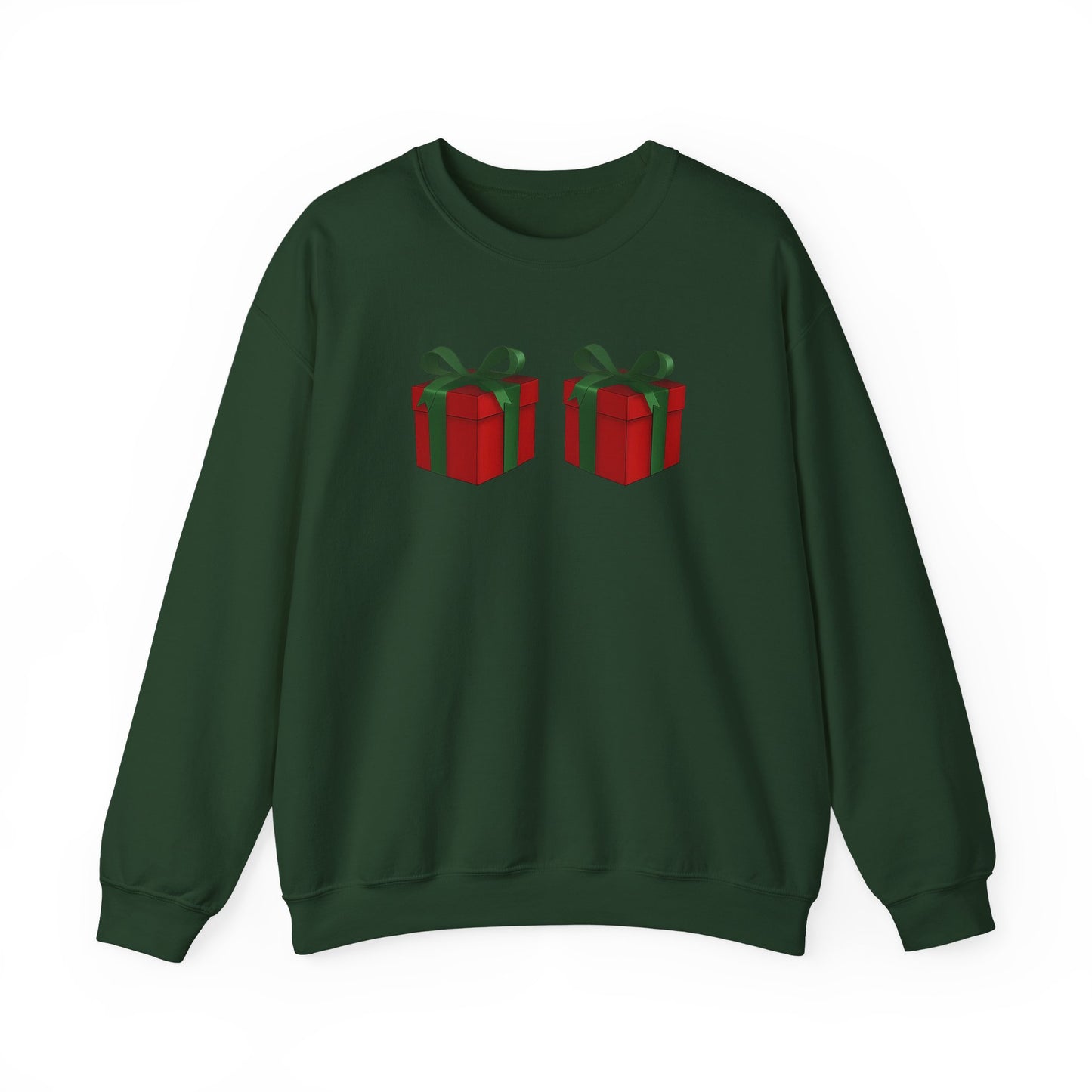 Presents Over Boobs Crewneck