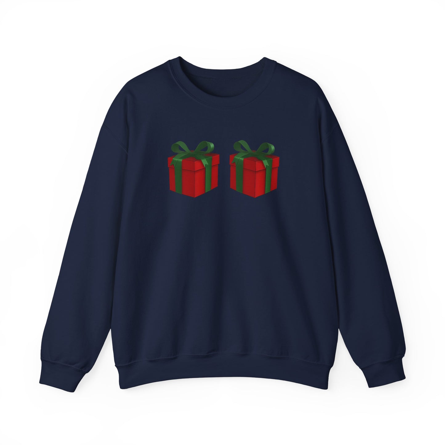 Presents Over Boobs Crewneck