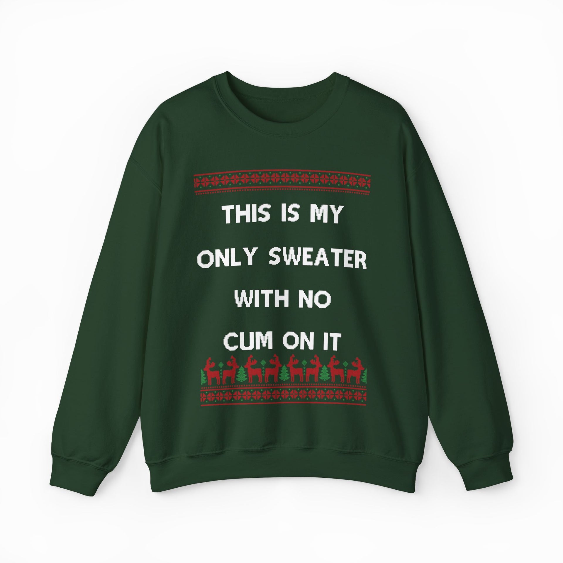 ThisIsMyOnlySweaterWithNoCumOnItUglyChristmasSweater