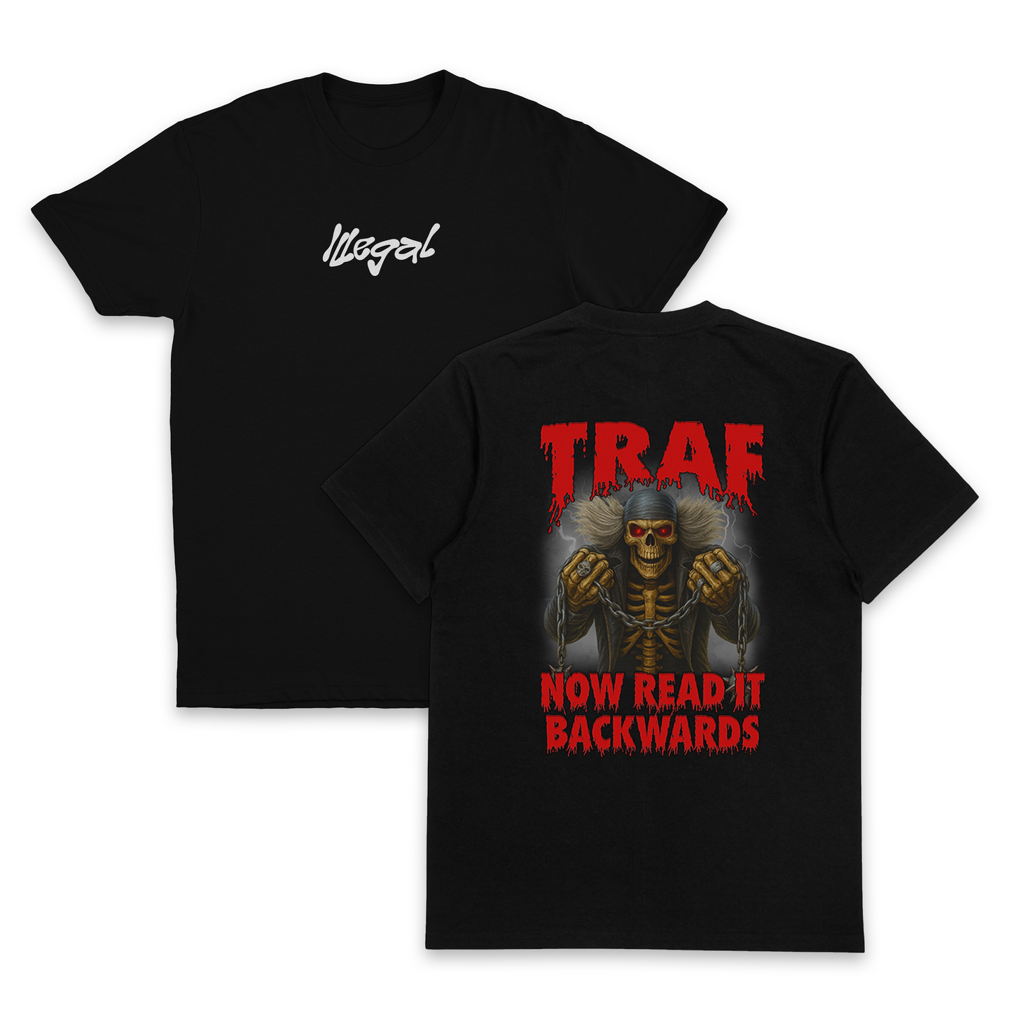 TRAF T-Shirt (Backprint)