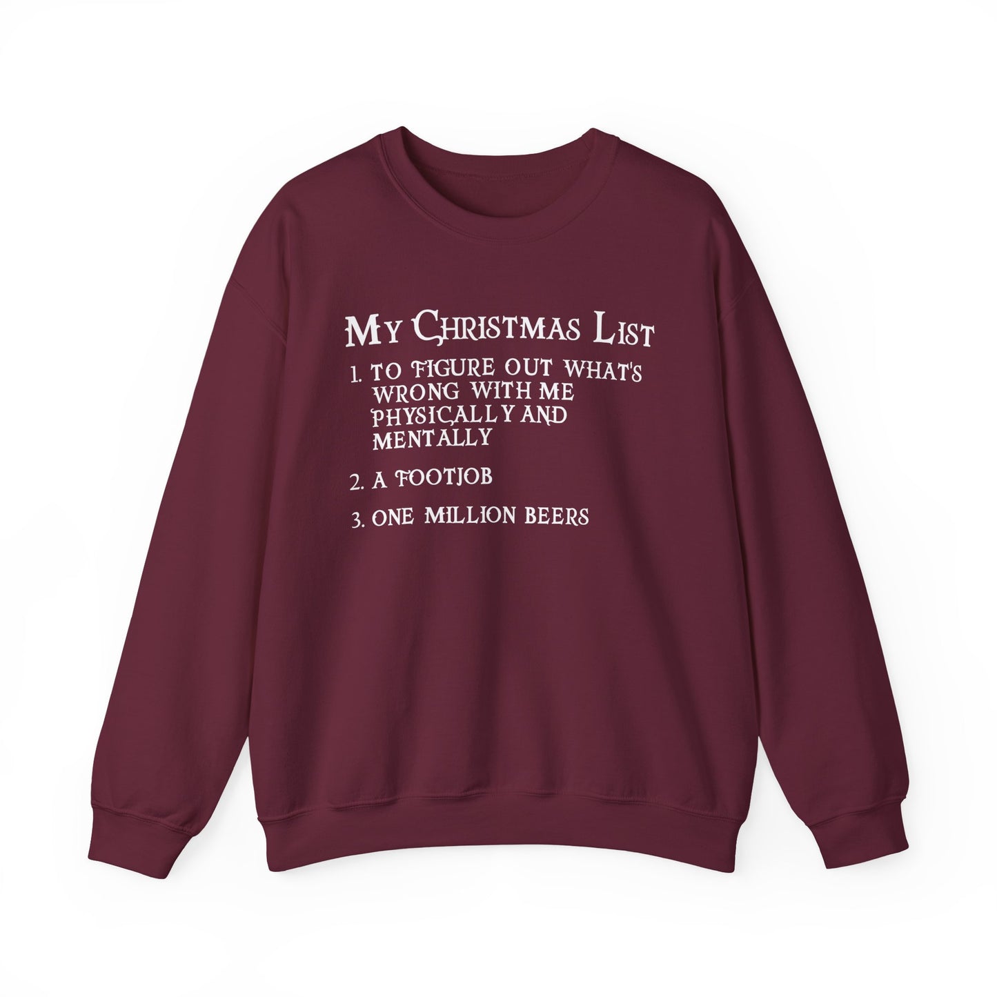 My Christmas List Crewneck