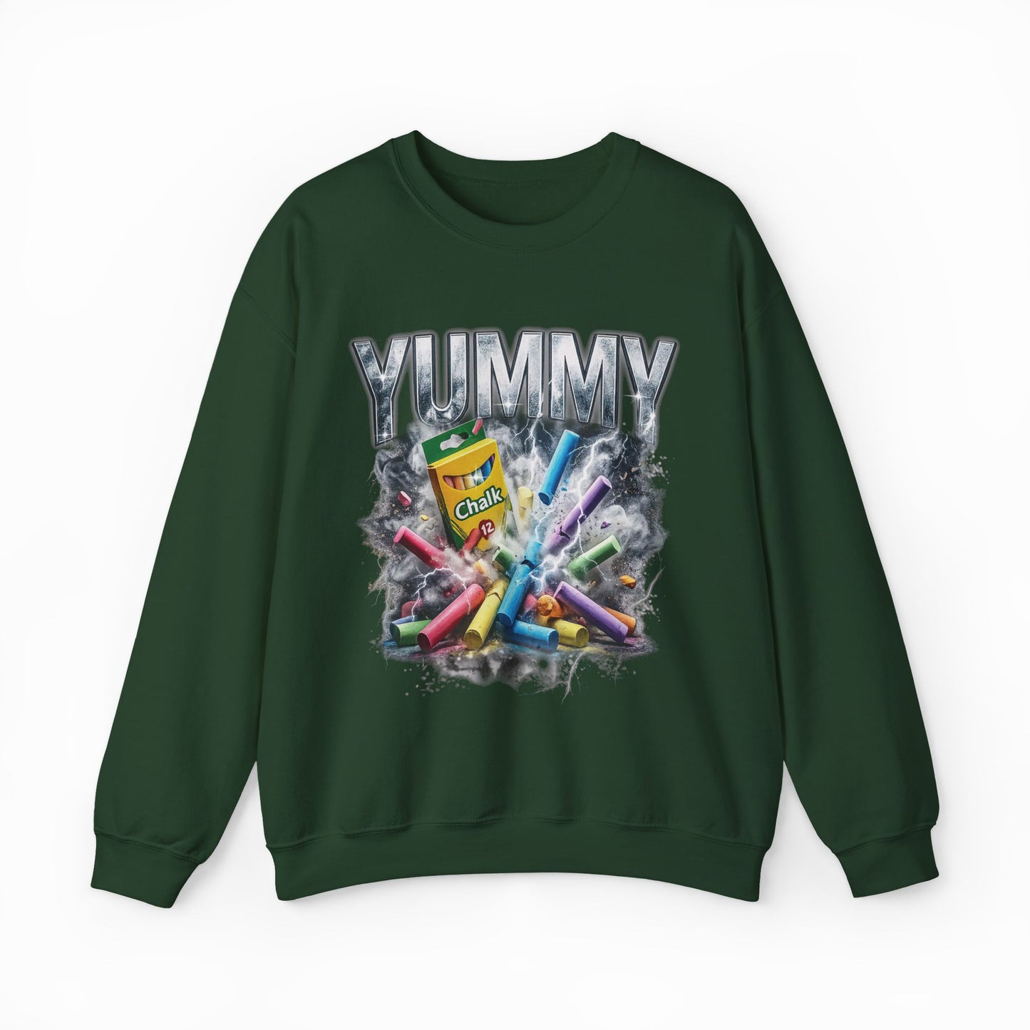 Yummy Chalk Vintage Rap Crewneck