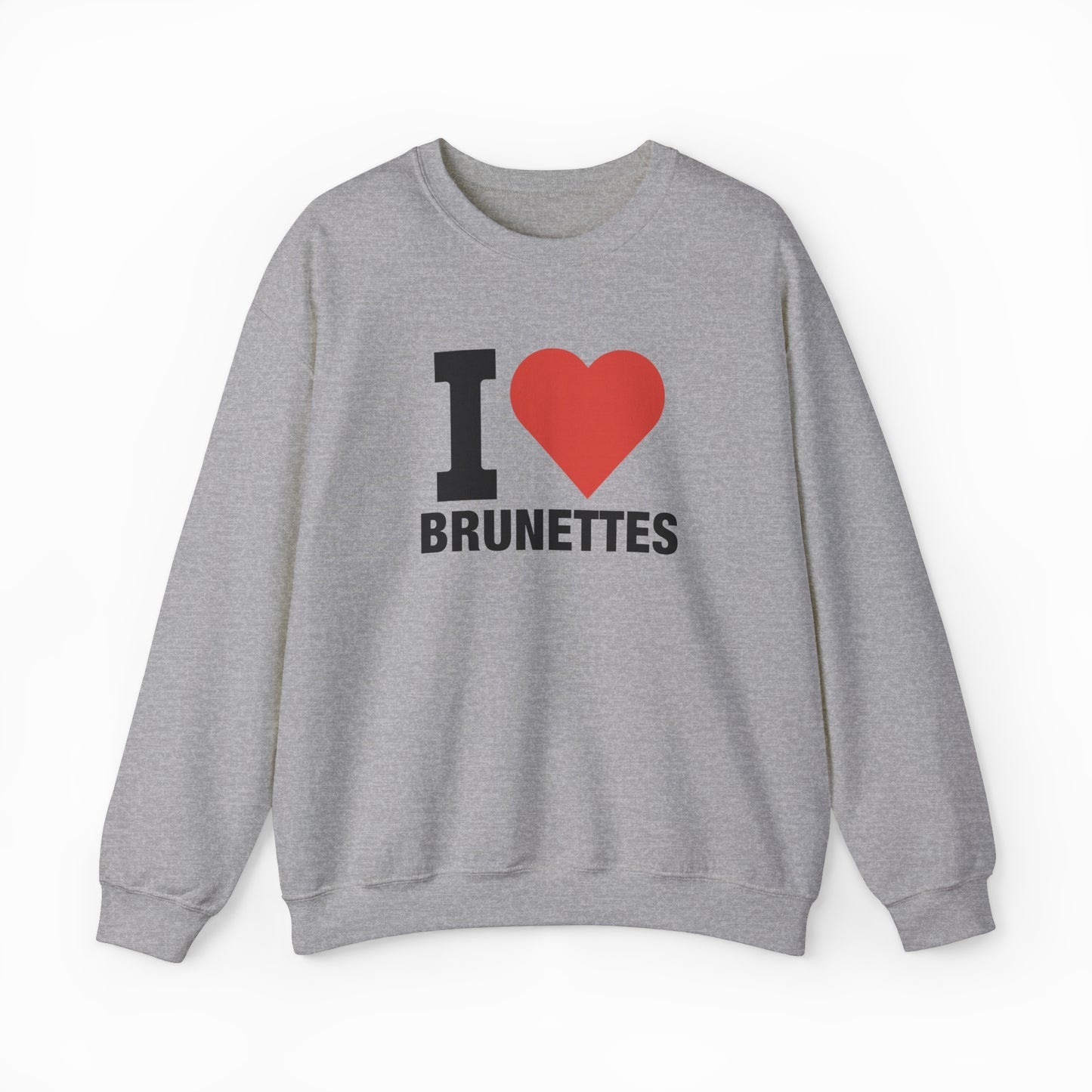 I Heart Brunettes Crewneck