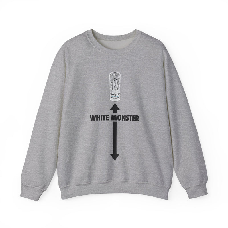White Monster Crewneck