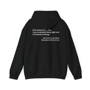 Dear Person Behind Me Horny Hoodie