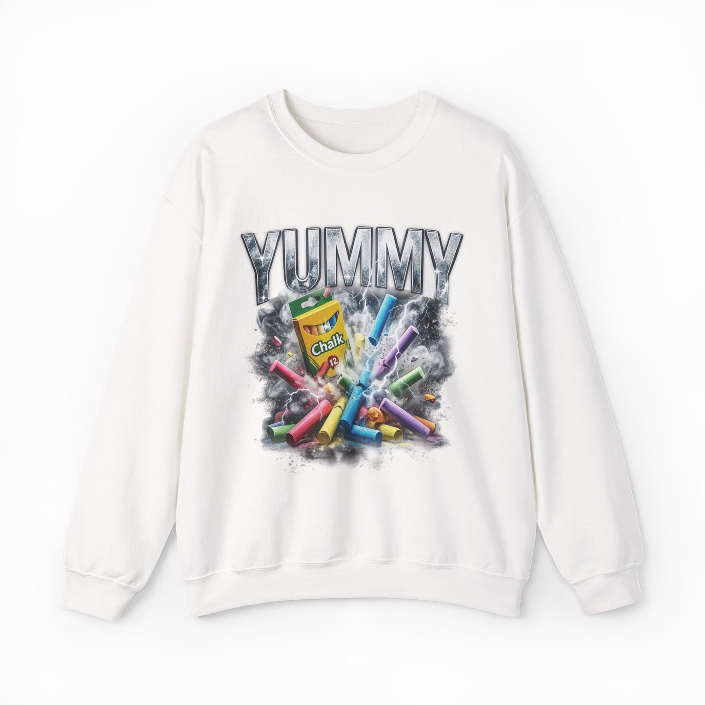 Yummy Chalk Vintage Rap Crewneck