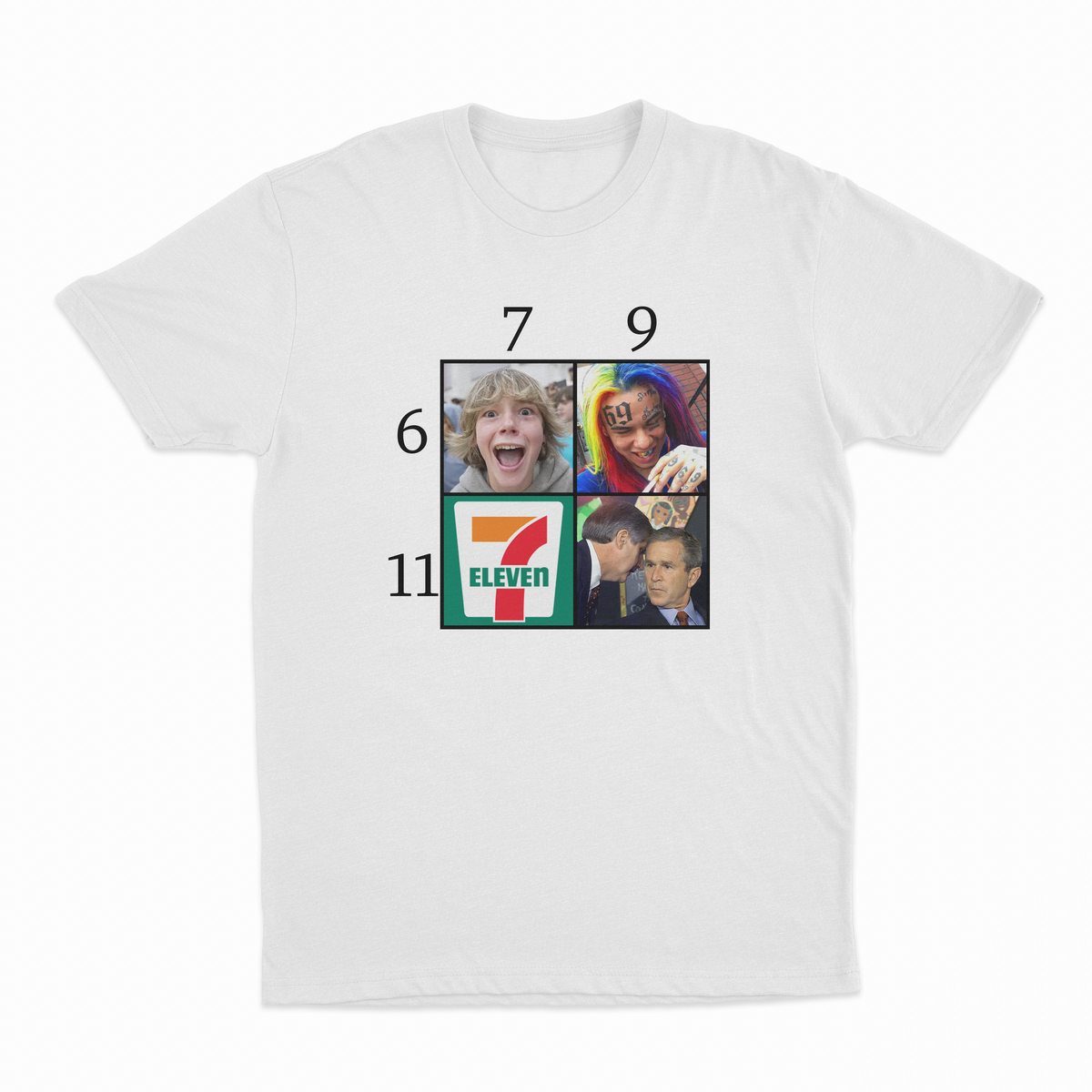 67 69 711 911 T-Shirt