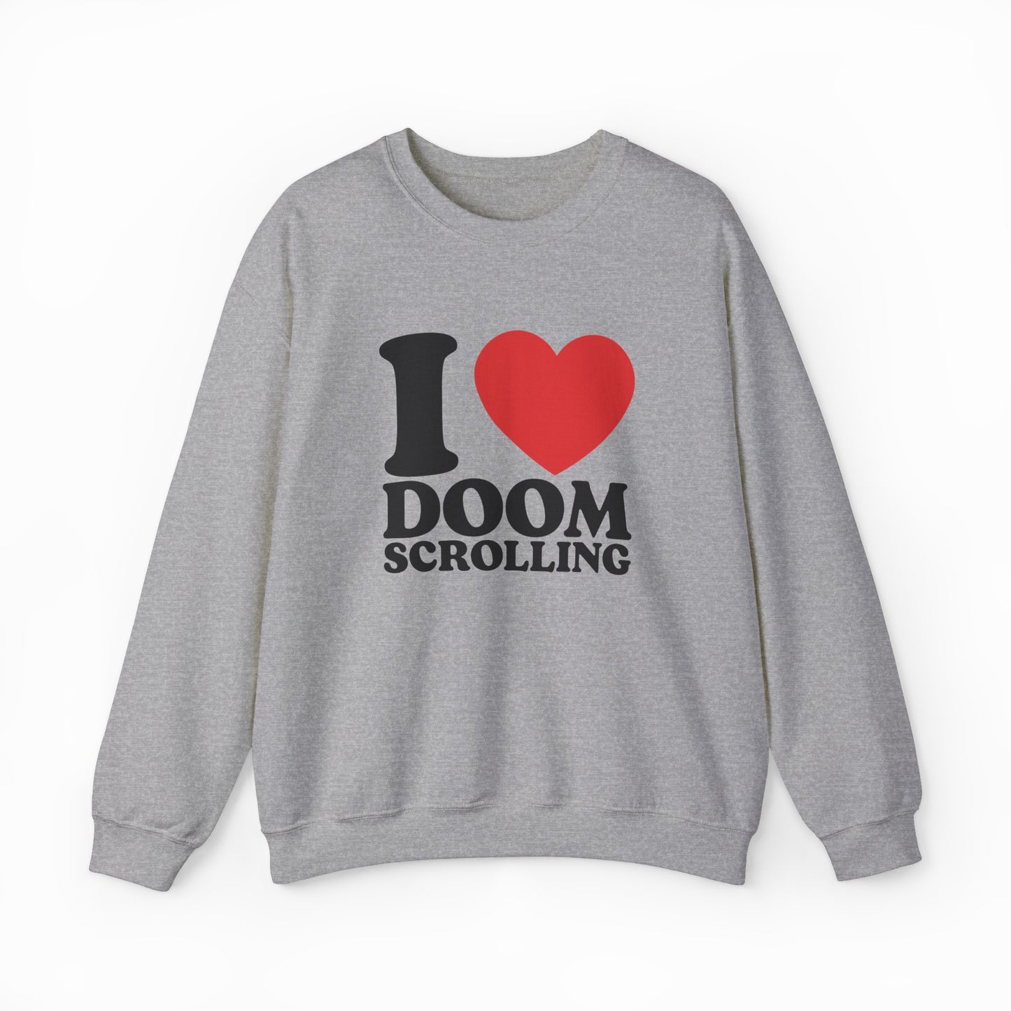 I Heart Doom Scrolling Crewneck