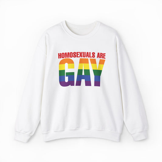 Homosexuals Are Gay Crewneck