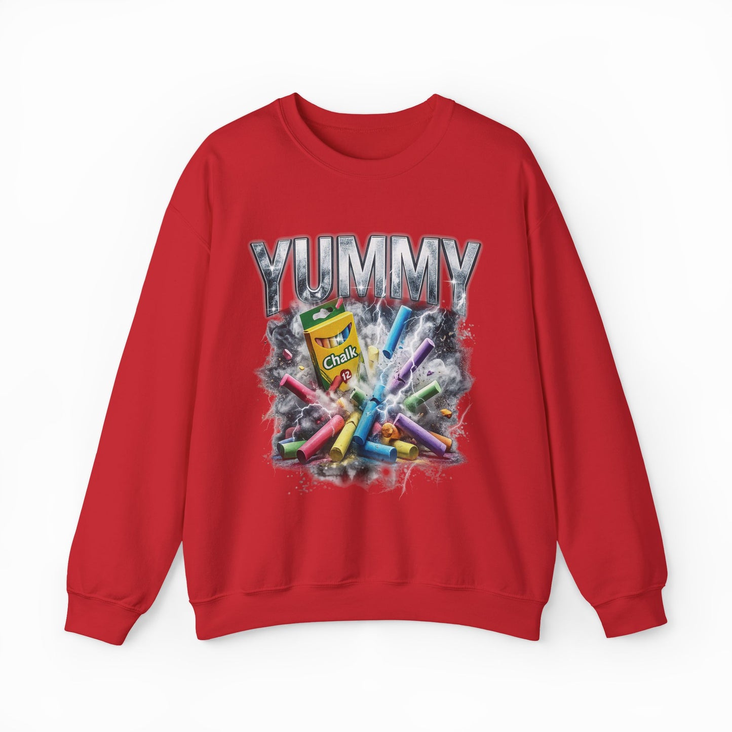 Yummy Chalk Vintage Rap Crewneck