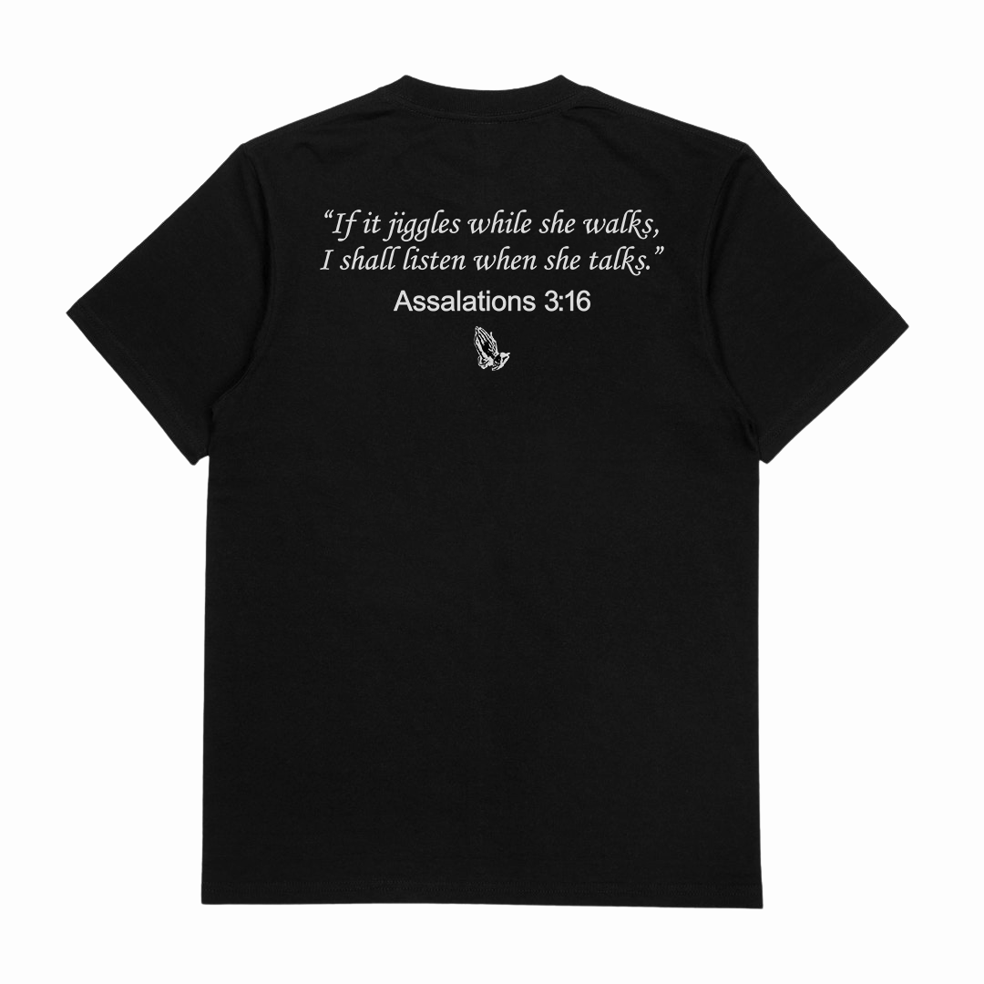 Assalations 3:16 T-Shirt (Backprint)