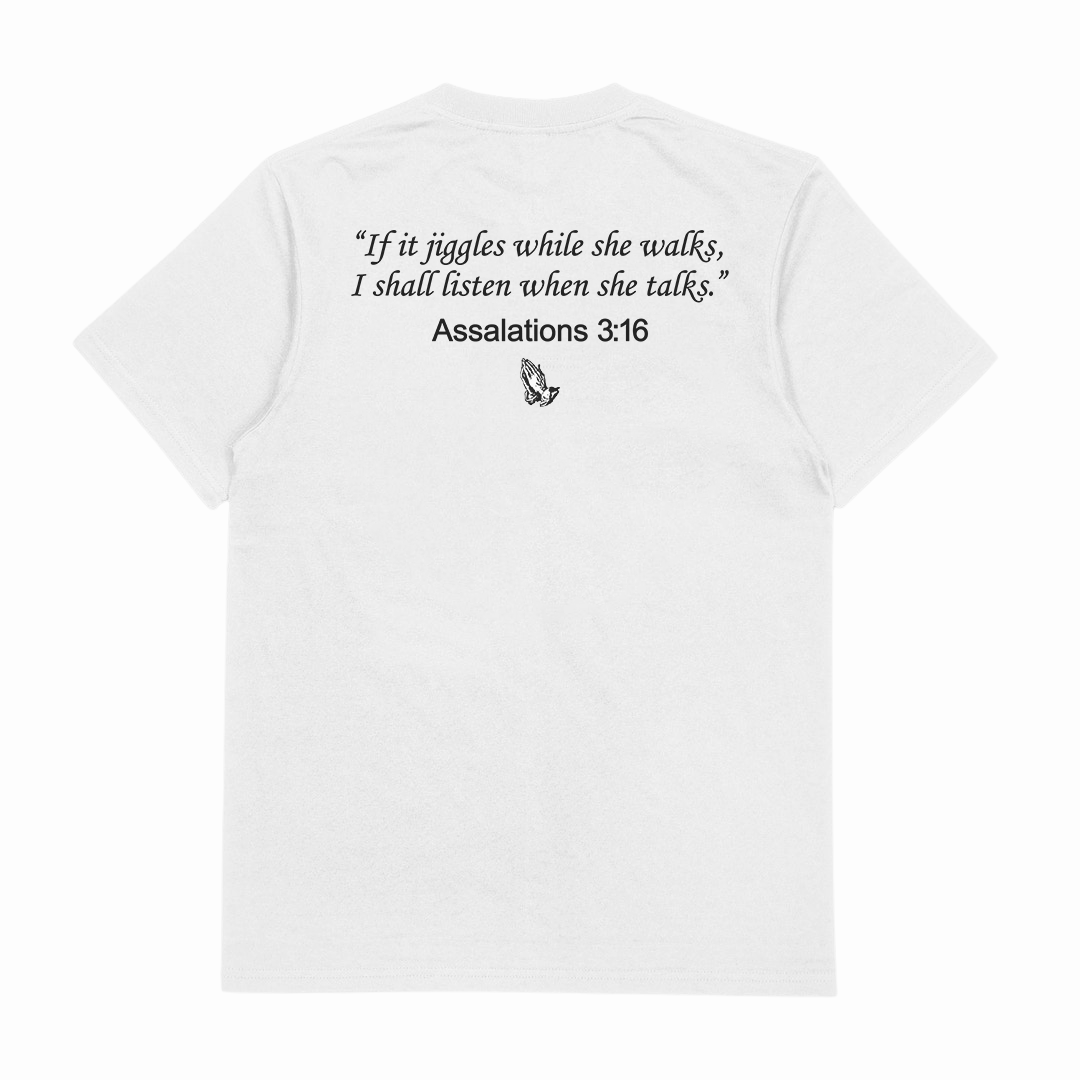 Assalations 3:16 T-Shirt (Backprint)