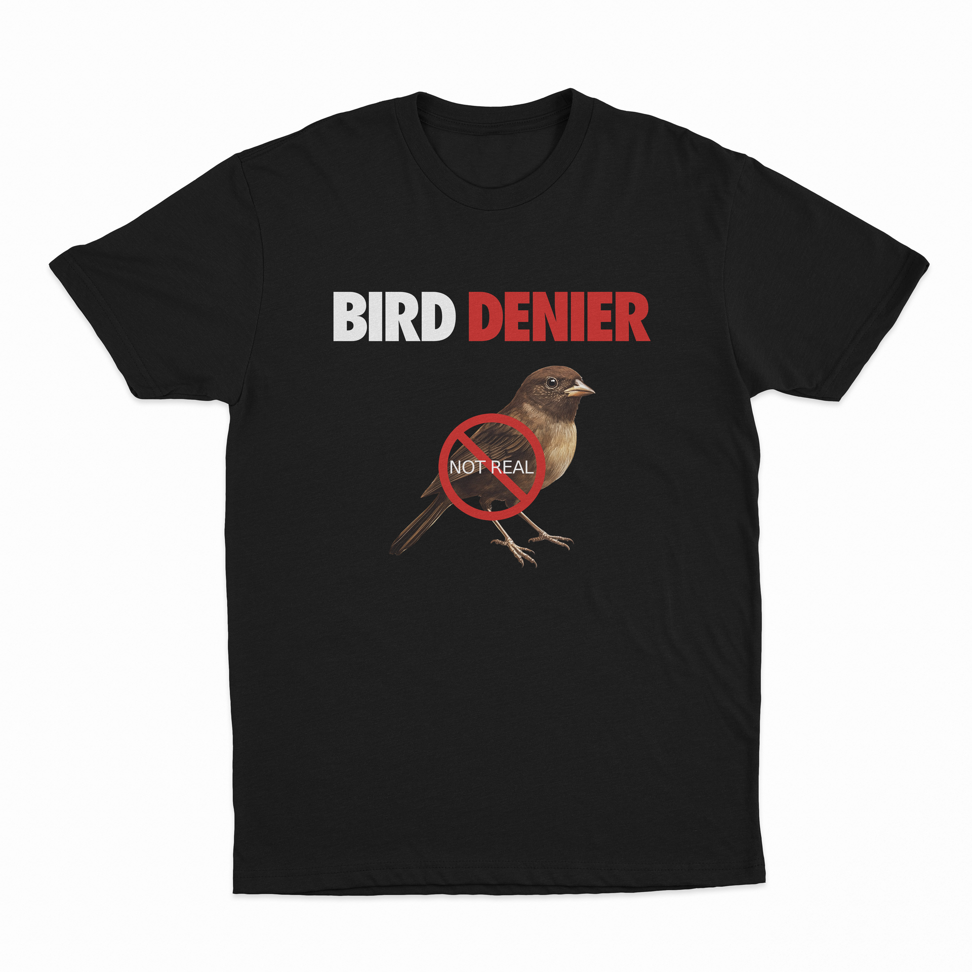 Bird Denier T-Shirt (WHITE)