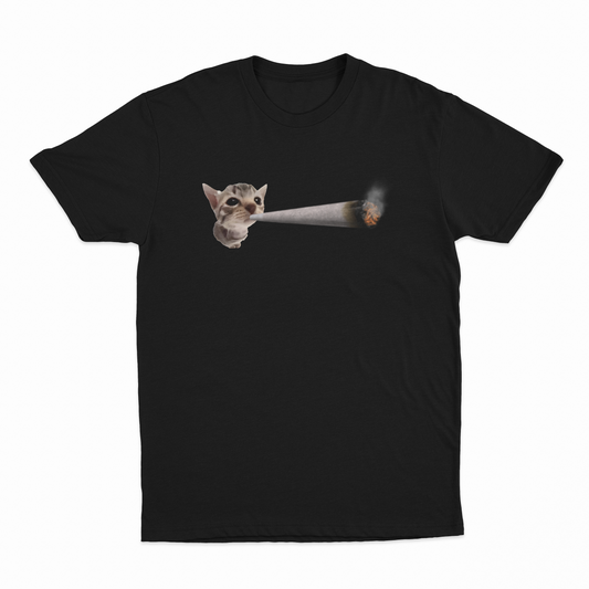 Cat Smoking Joint T-Shirt