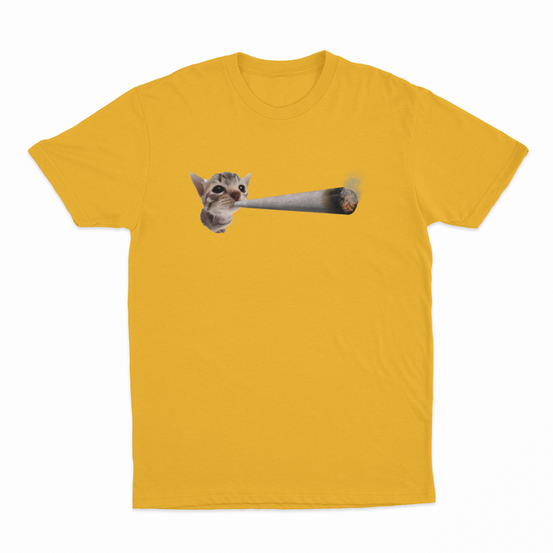 Cat Smoking Joint T-Shirt