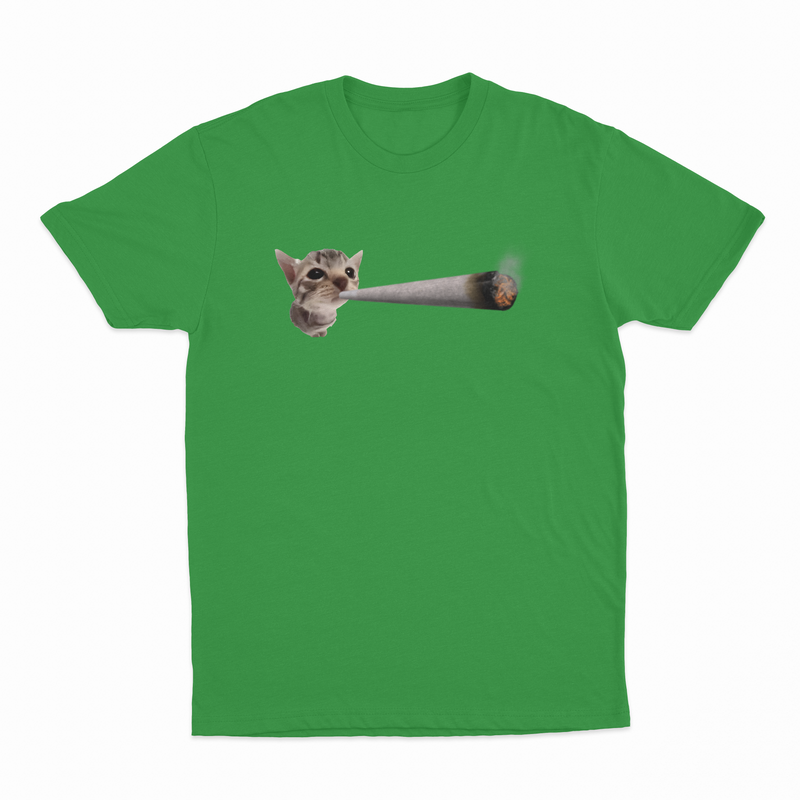 Cat Smoking Joint T-Shirt