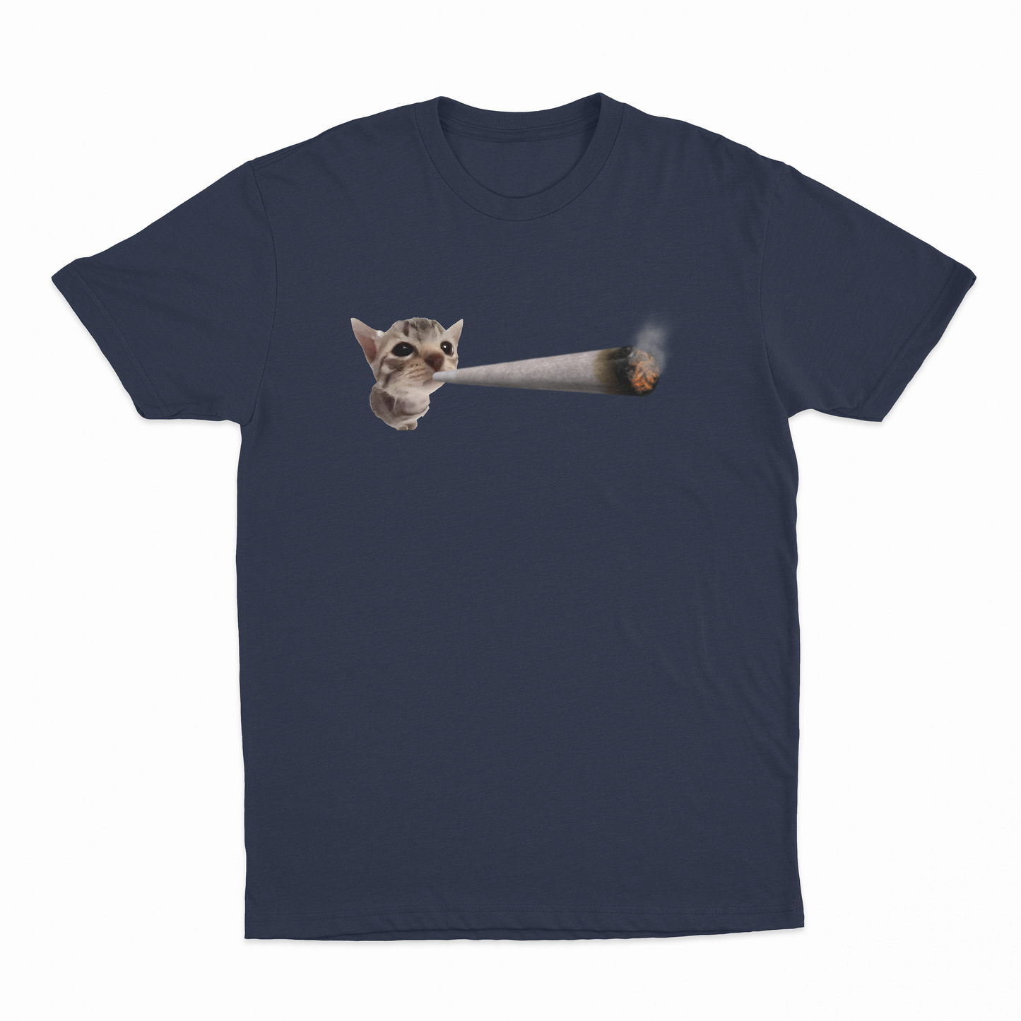 Cat Smoking Joint T-Shirt