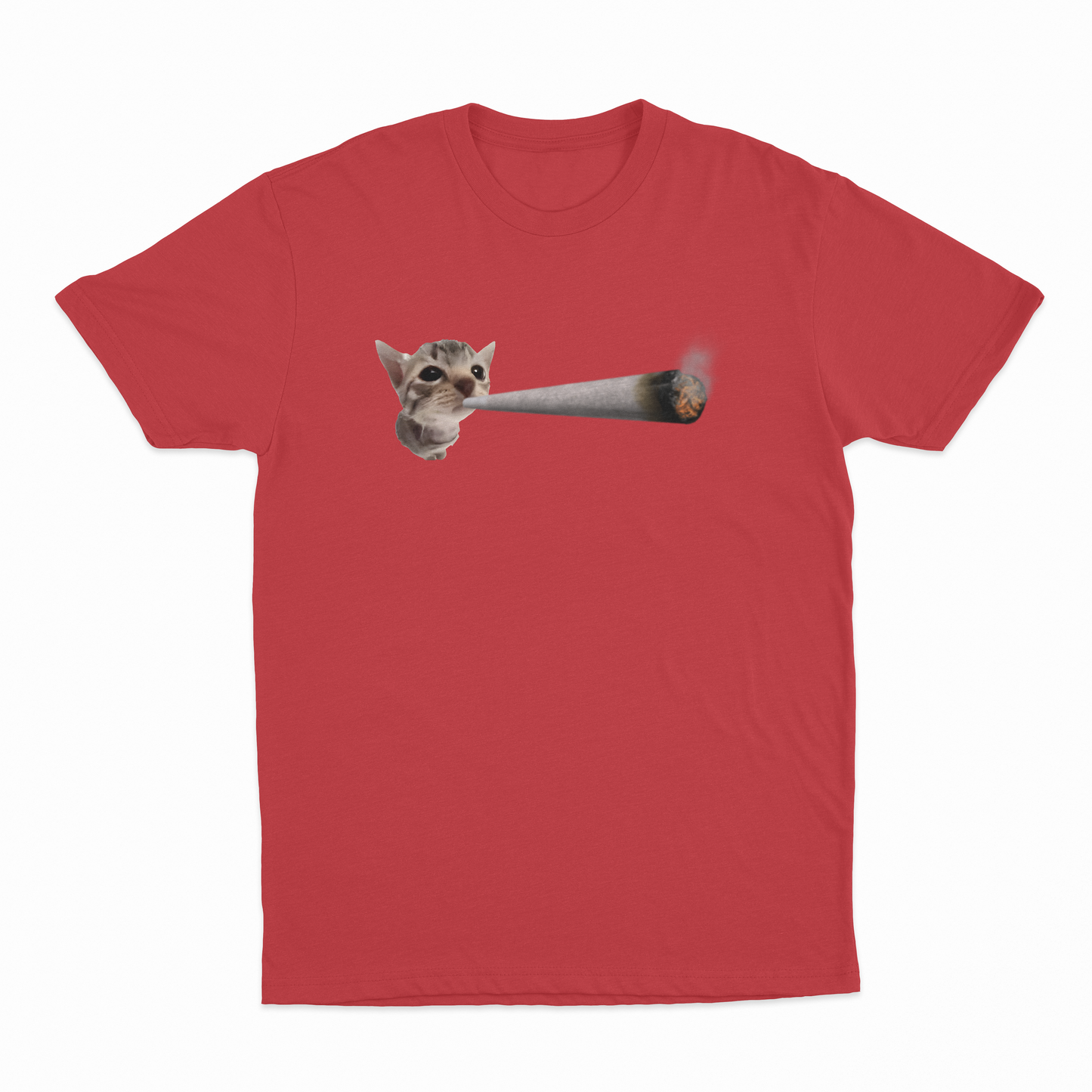 Cat Smoking Joint T-Shirt