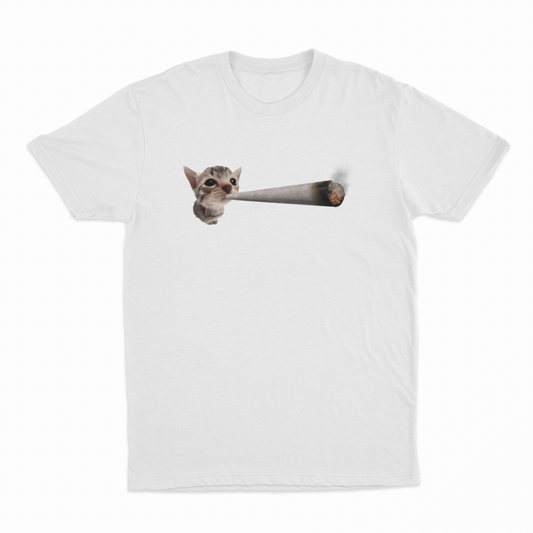 Cat Smoking Joint T-Shirt