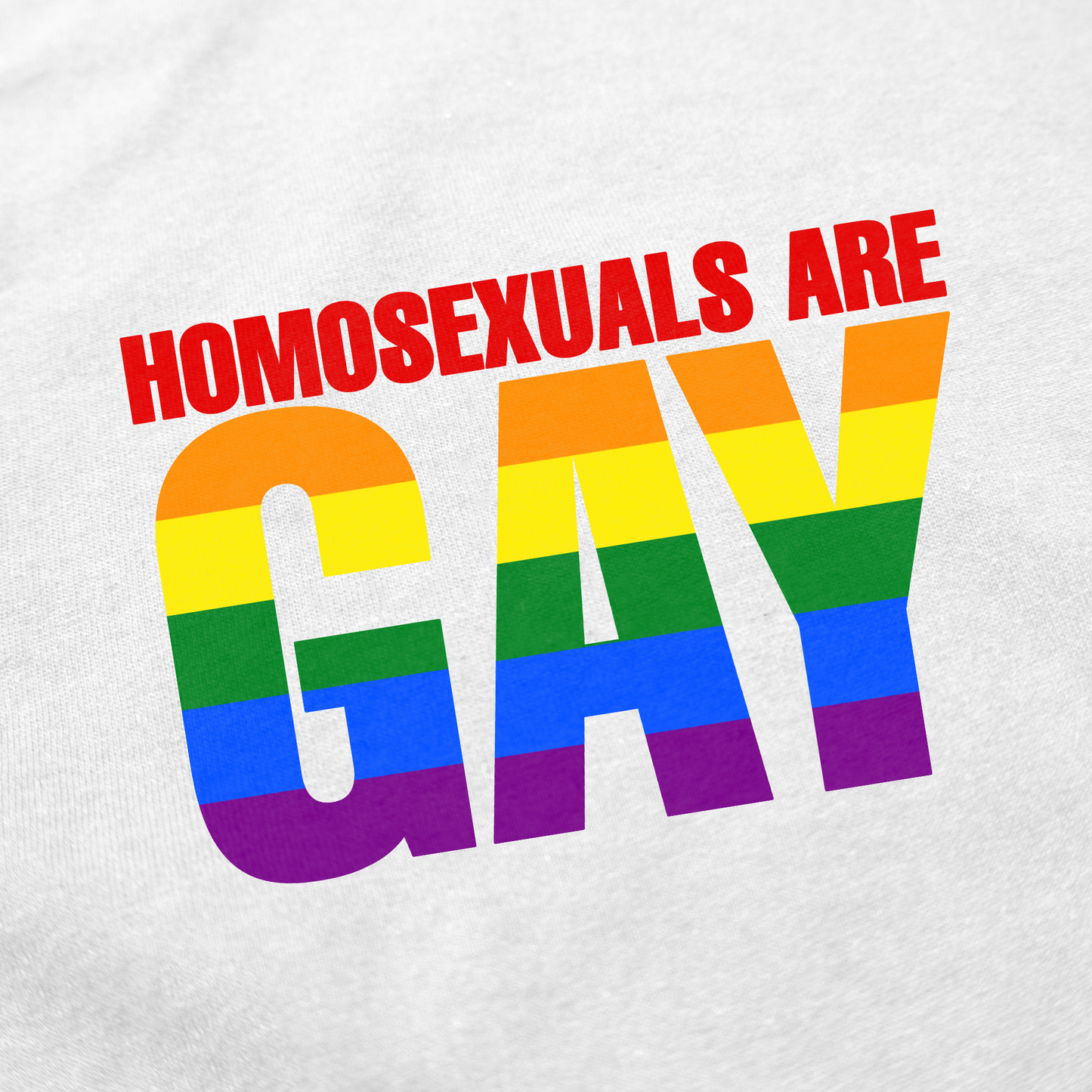 Homosexuals Are Gay T-Shirt