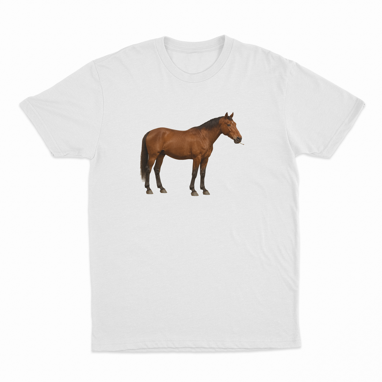 Horse Smoking Cigarette T-Shirt
