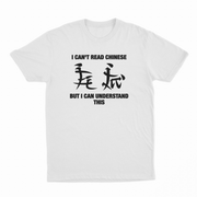 I Can't Read Chinese But I Can Understand This T-Shirt