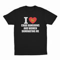 I Heart Crab Rangoons And Women Dominating Me T-Shirt