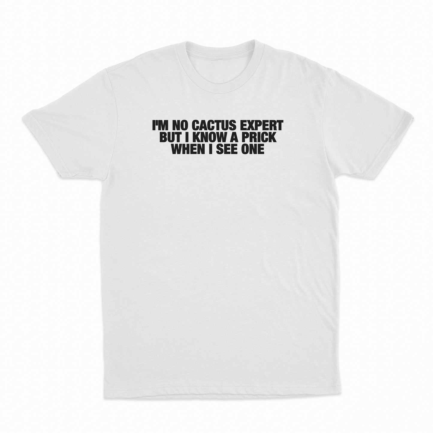 I'm No Cactus Expert But I Know A Prick When I See One T-Shirt