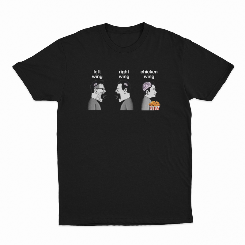 Left Wing Right Wing Chicken Wing T-Shirt