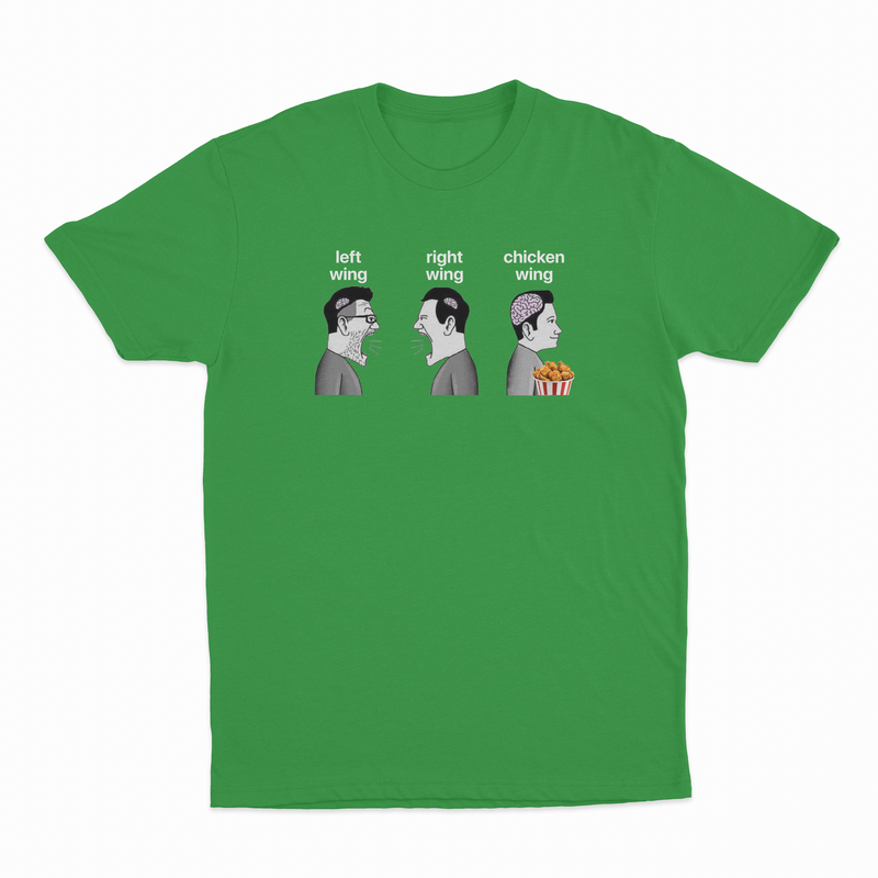 Left Wing Right Wing Chicken Wing T-Shirt
