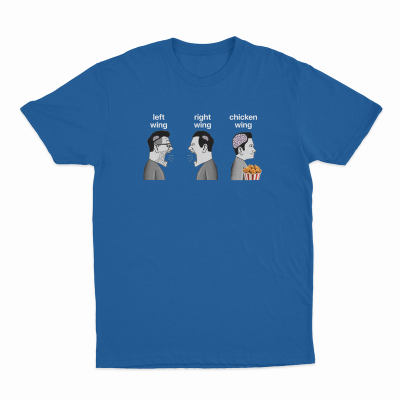 Left Wing Right Wing Chicken Wing T-Shirt