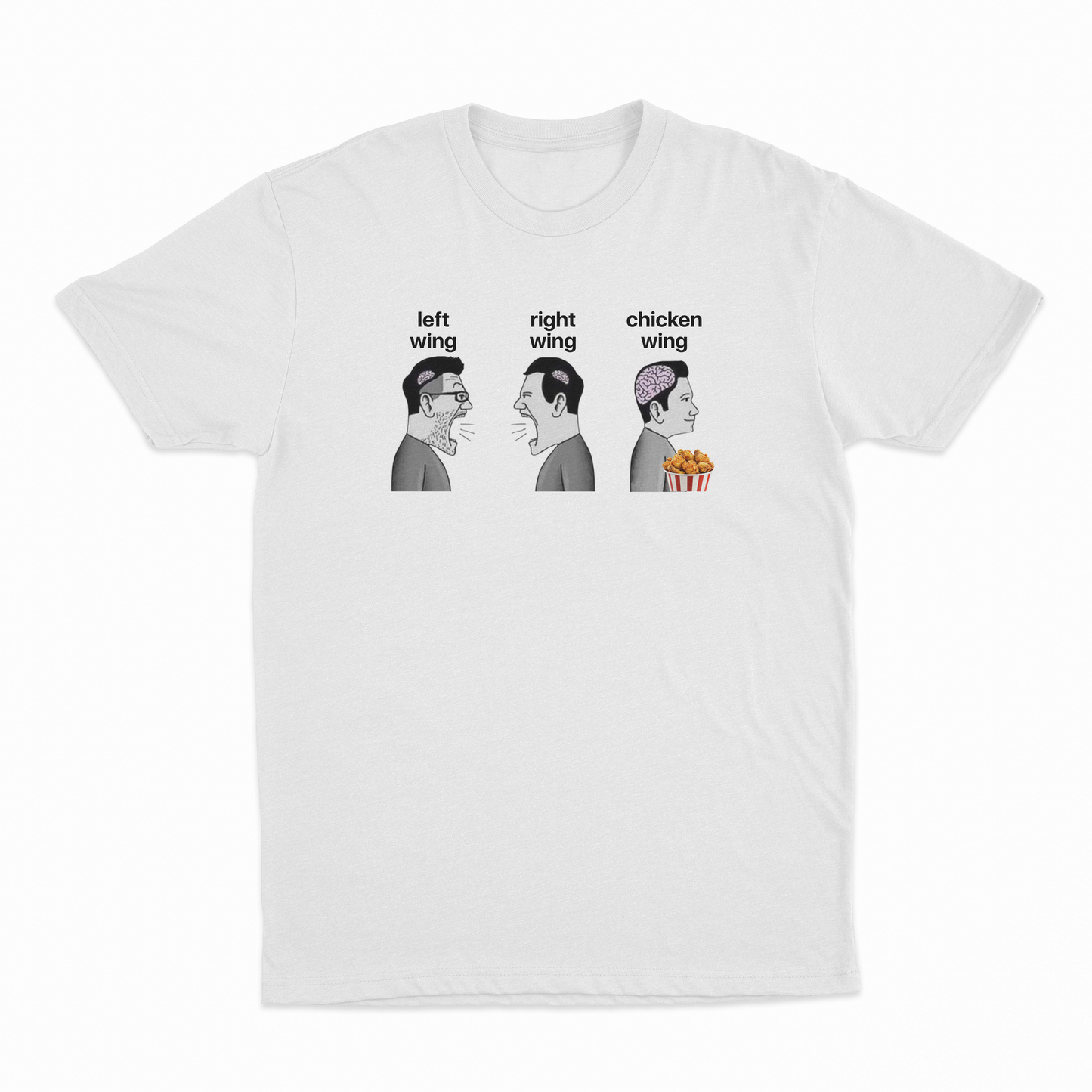 Left Wing Right Wing Chicken Wing T-Shirt