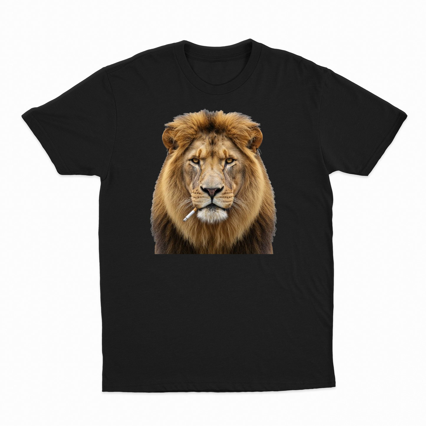 Lion Smoking Cigarette T-Shirt